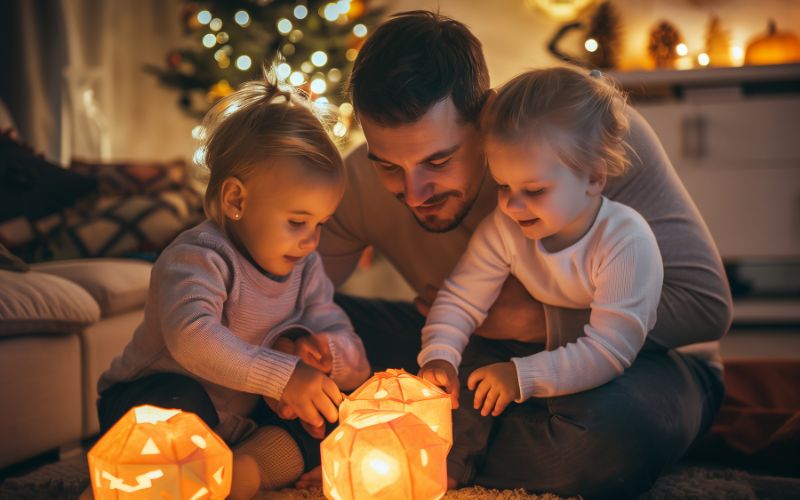 Proste ozdoby halloween.